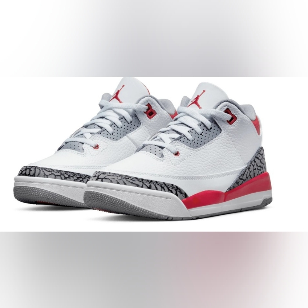 Jordan 3 Retro Fire Red Size 3 youth